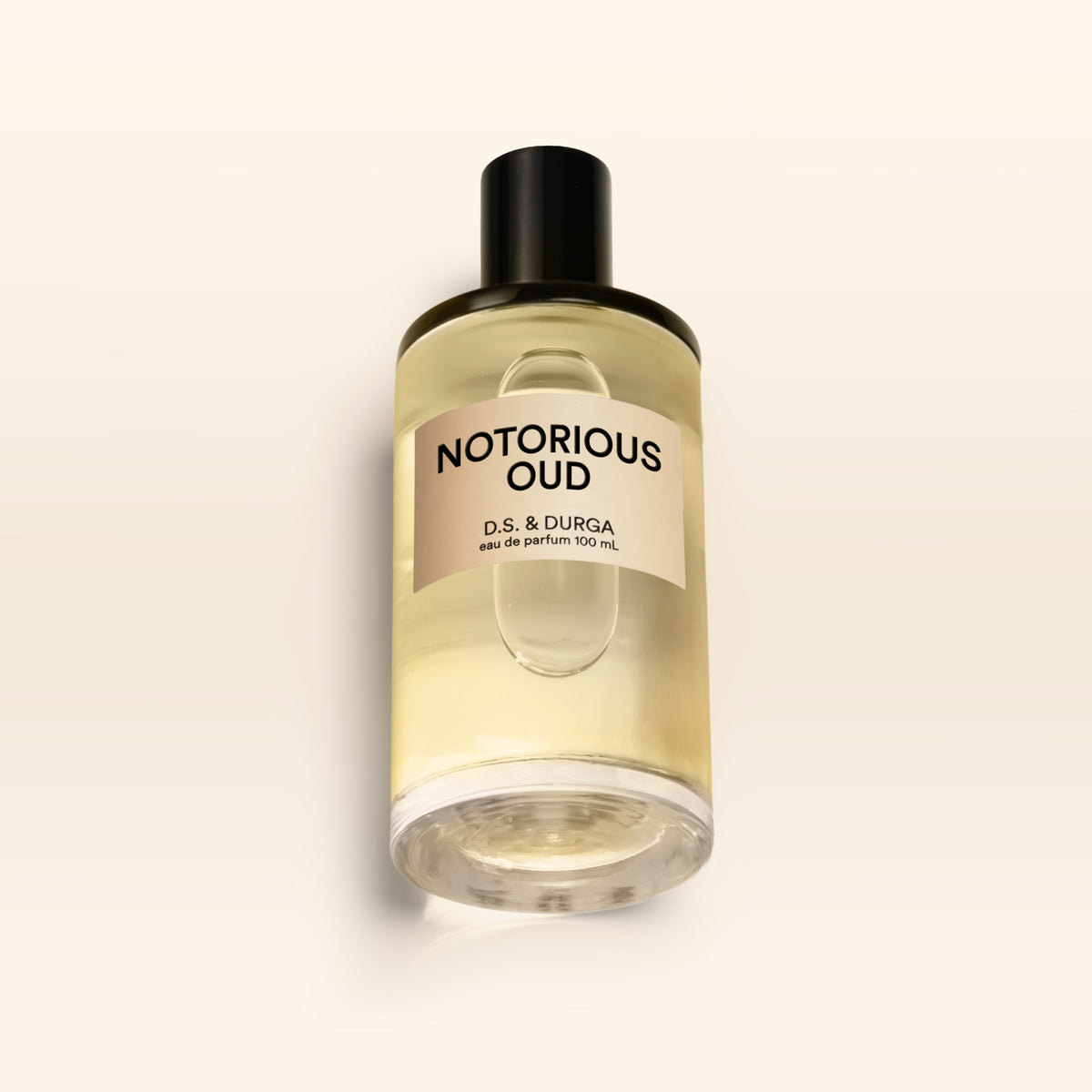 A 100 mL bottle of Notorious Oud perfume