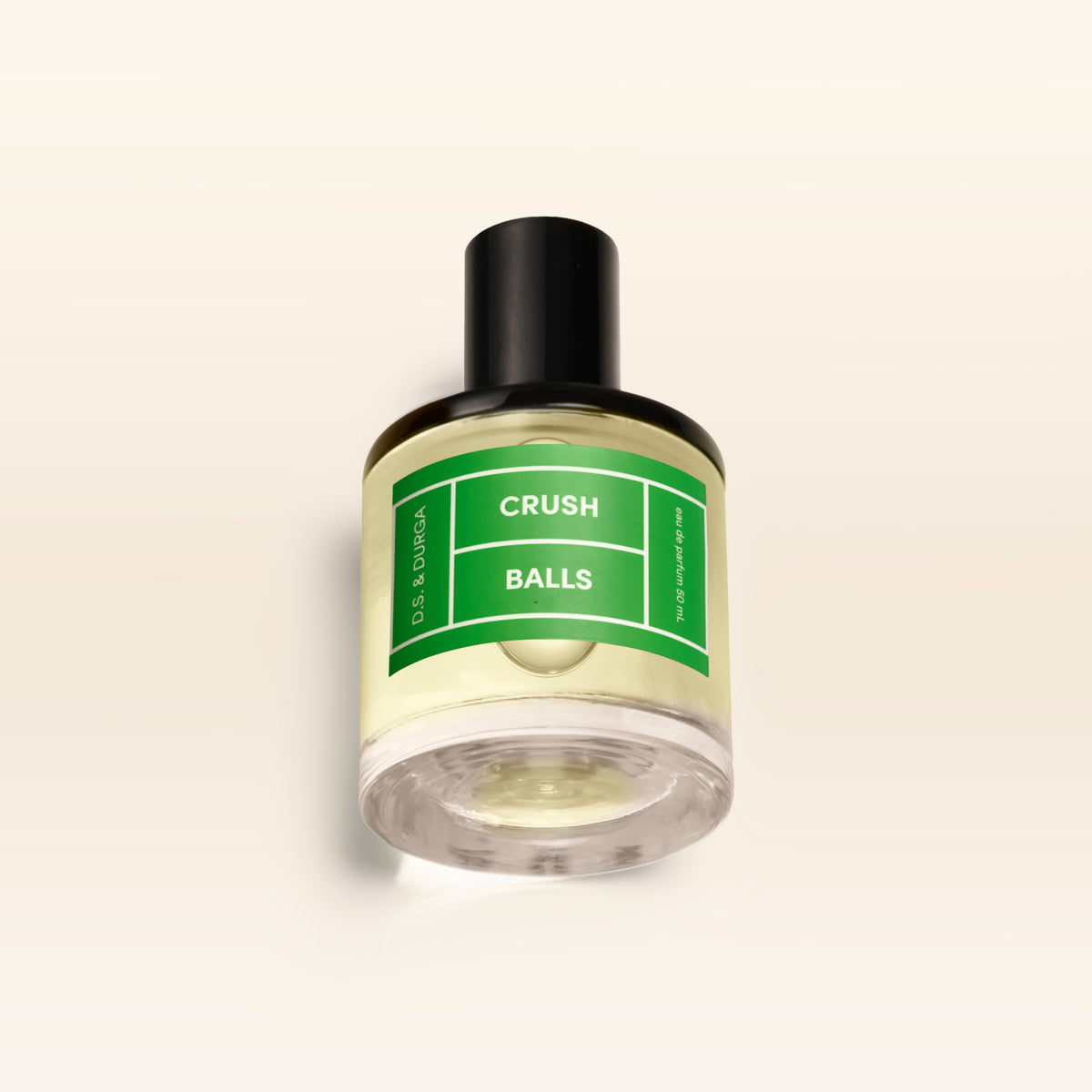 A 50 mL bottle of Crush Balls perfume